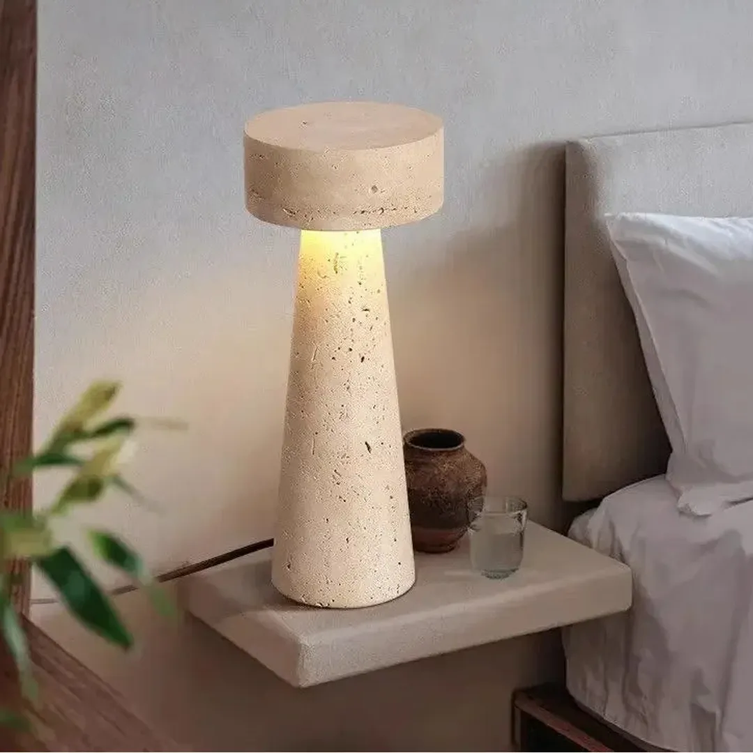 Luminária de mesa Travertino - 30cm